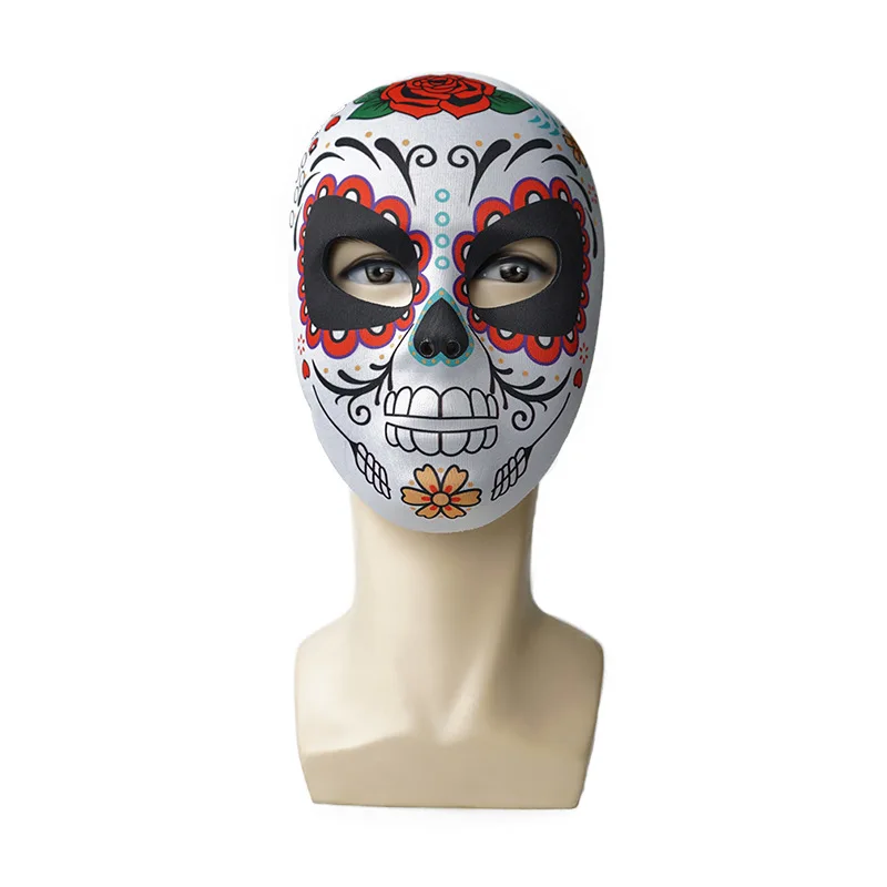 Halloween Costumes Skull Skeleton Mask Full Face Protector Halloween Mask For Cosplay Masquerade Party
