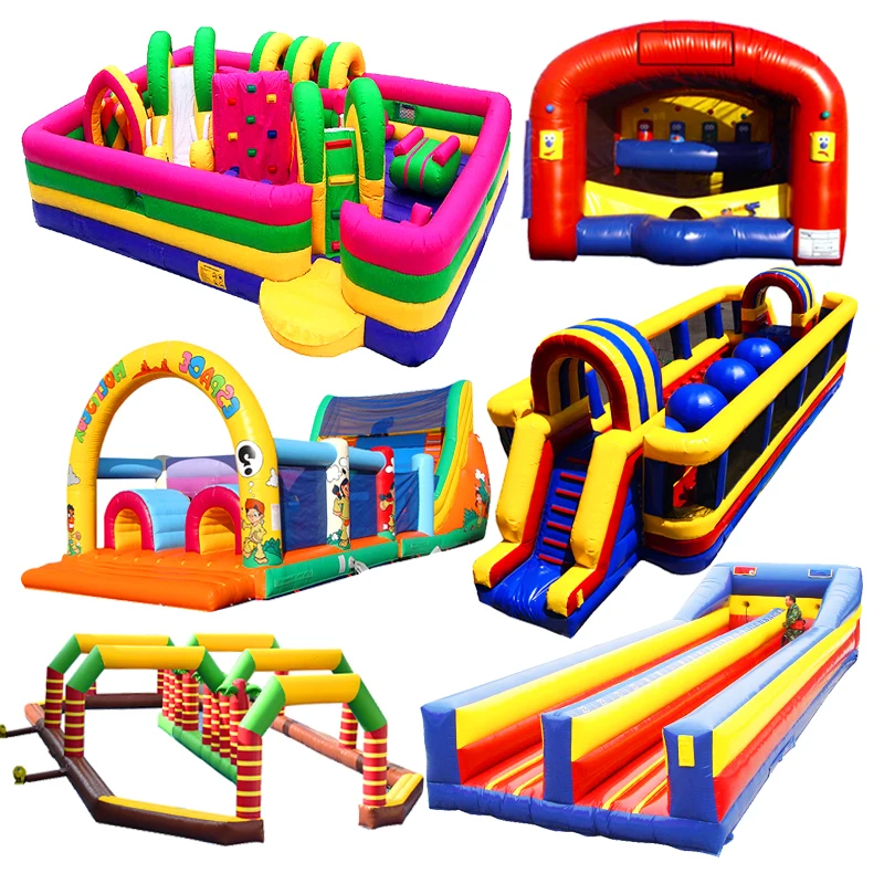 Inflatable Games Xtreme Rocket Obstacle Course Adult Size Sport Interactive Game