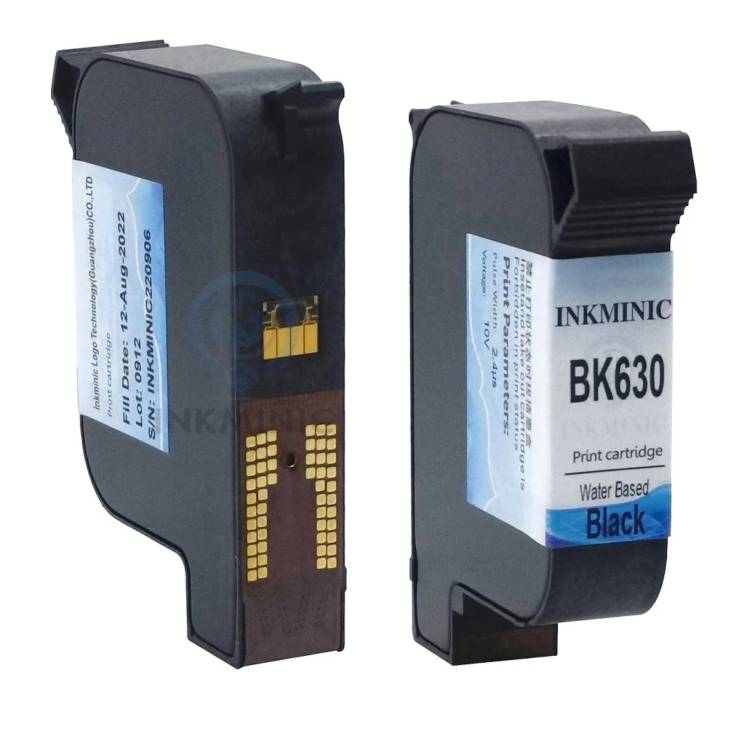 Картридж на основе чернильного растворителя BK117 BK118 BK129 BK140 BK150 BK652 чернильный картридж водной для ручного принтера TIJ