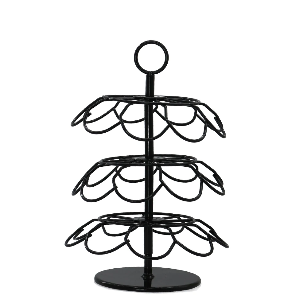 3 Layer Rotating K Cup Storage Coffee Pod Stand