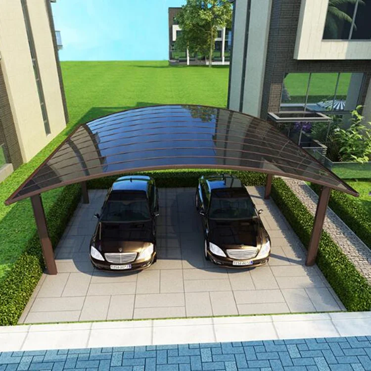  Custom Carport Metal Sun Shade Garage Single Outdoor Aluminium Polycarbonate