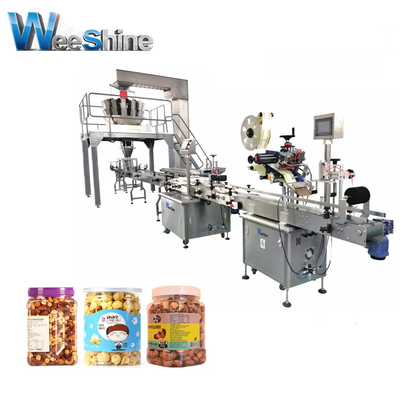 Высокая конфигурация Panasonic PLC и система управления сенсорным экраном вертикальная система упаковки для консервных закусок