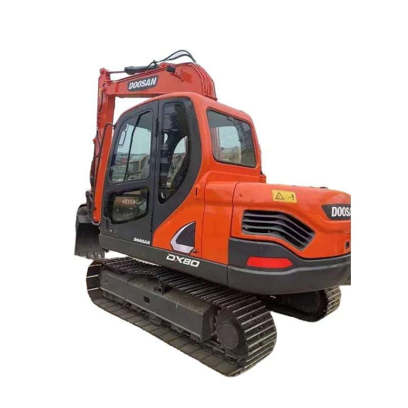 Оригинальный DOOSAN DX80-7 б/у экскаватор 8on мини гидравлический гусеничный ковш экскаваторы с низким расходом топлива DX 80 75 для продажи