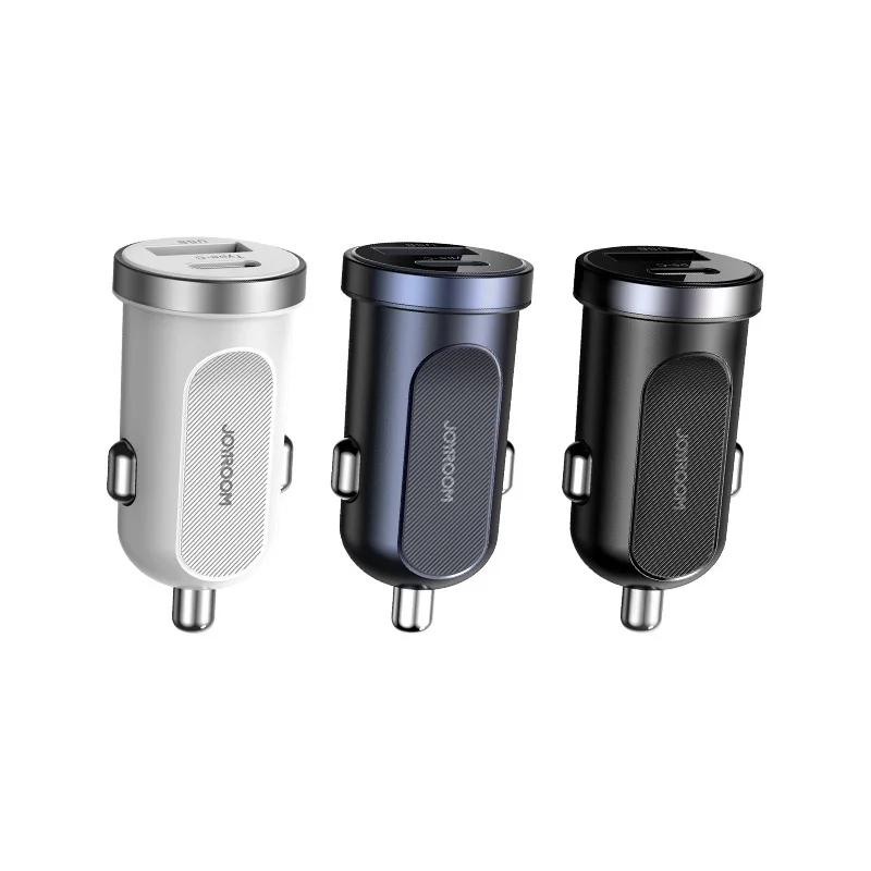 
JOYROOM 30W dual-port smart fast car charge PD+QC3.0 fast charger 