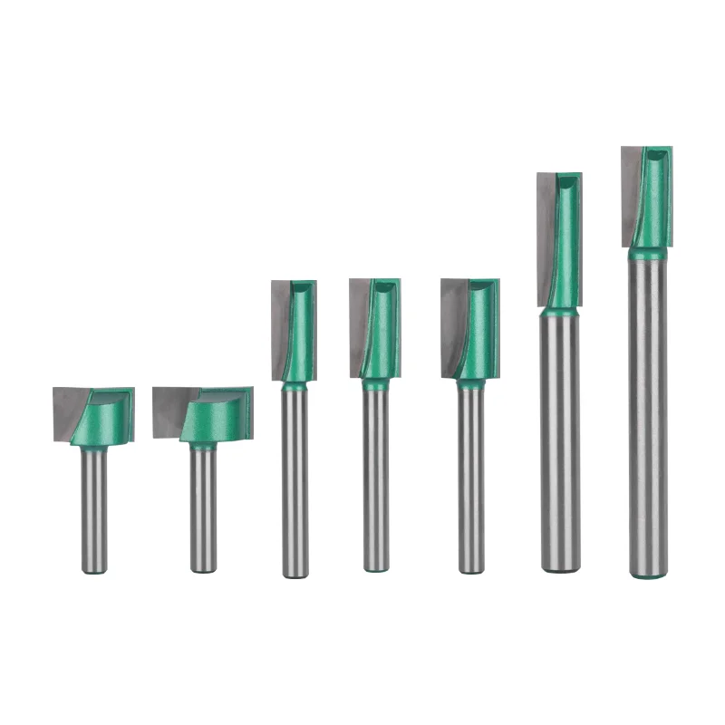 8MM Shank Cleaning Bottom Bit Router Bit Woodworking Milling Cutter For Wood Bit Face Mill Carbide Cutter End Mill