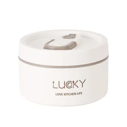 Factory Price Manufacturer Supplier Leak Proof Microwaveable Bento Box Portable Stackable Food Container Storage Lunch Box Bento