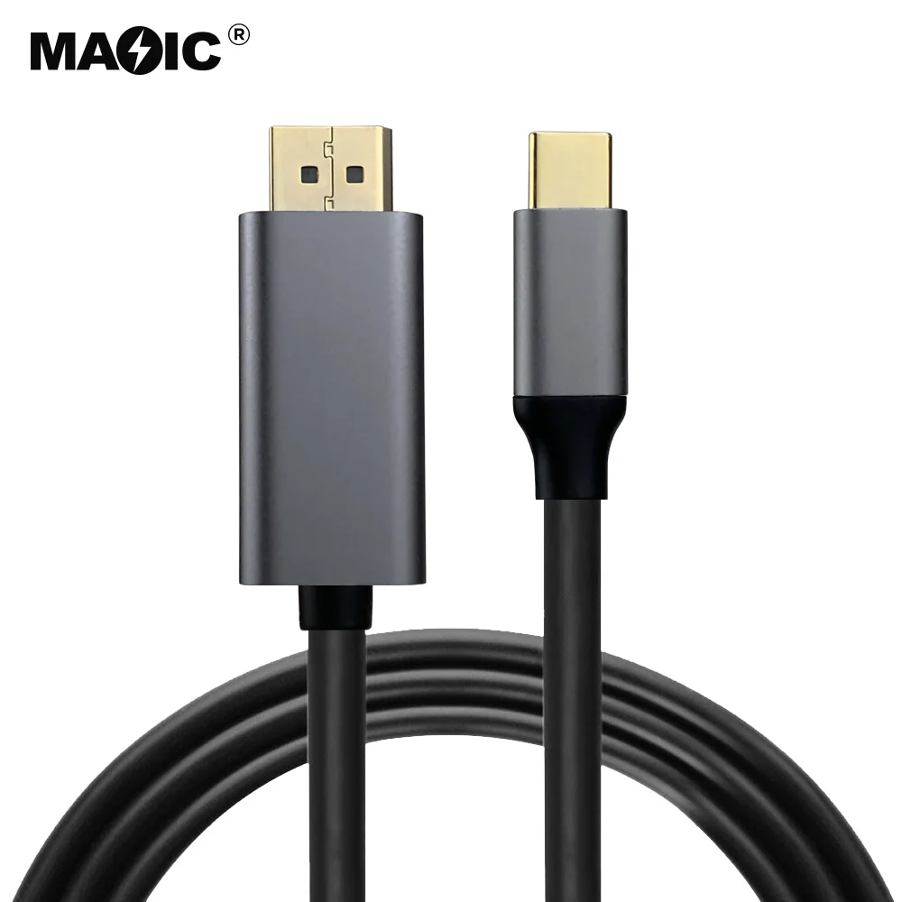 Hotsell 1.8m DP USB 3.1 Type C to DisplayPort Cable 4K@60Hz DisplayPort Cable