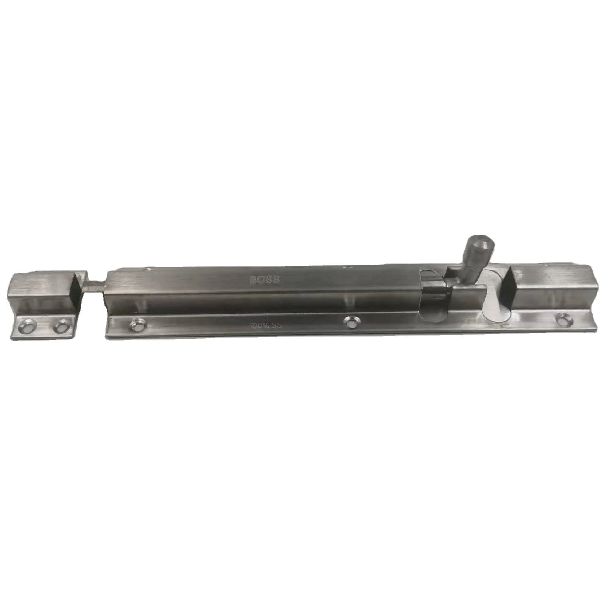 Best selling Solid Stainless Steel Keyless Slide Long Door Bolt Fence Latch