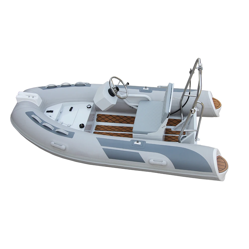 Роскошная ребрышковая лодка из алюминиевого сплава Zhenbo AL-RIB-300C с бензобаком катер 3 м