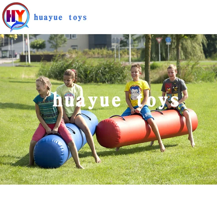 Team Building Event Inflatable Jumping Sausages Bouncy Sausage Racing Walking Tube