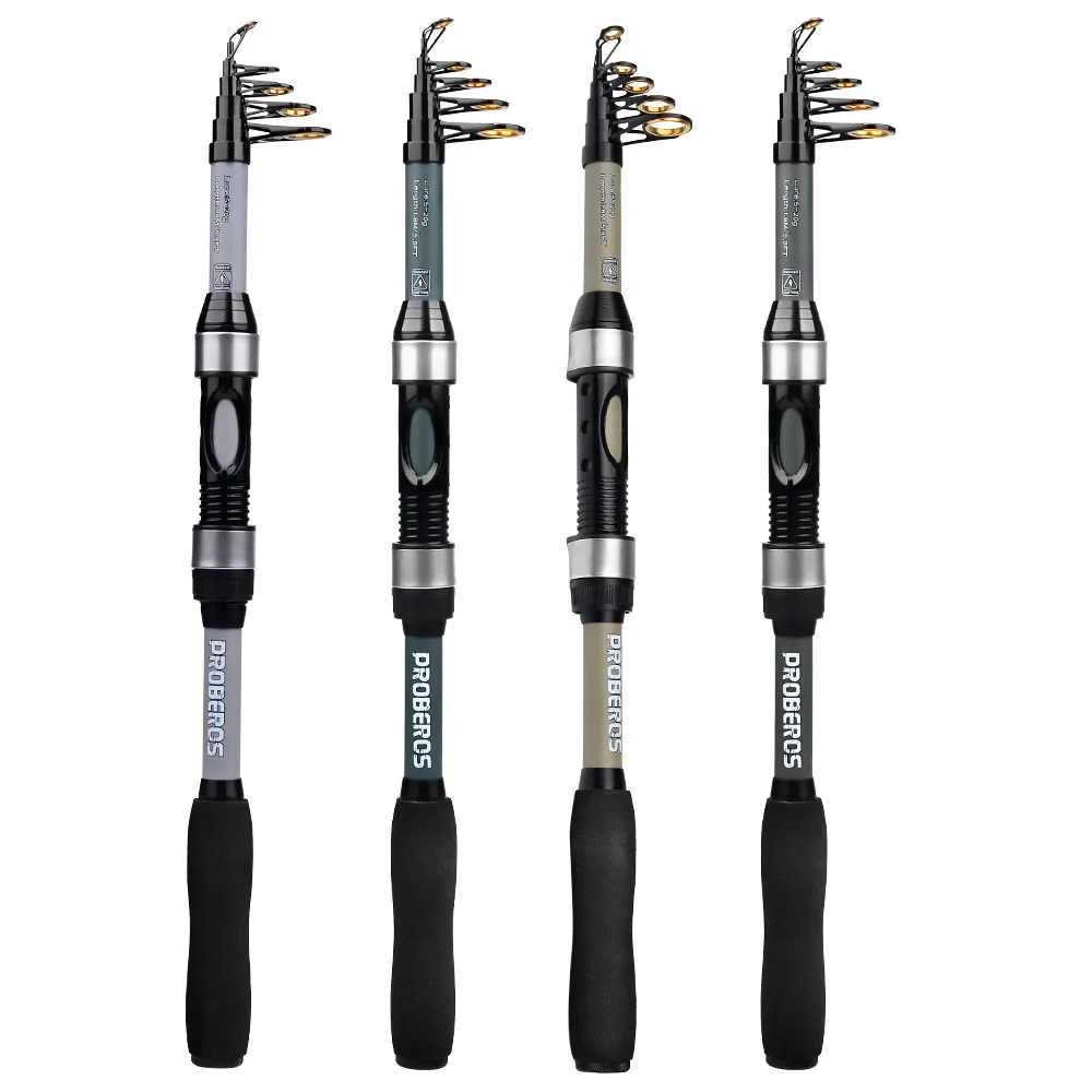 Retractable Mini Four-Color Portable Short-Circuit Super Short Subsea Fishing Spinning Rod