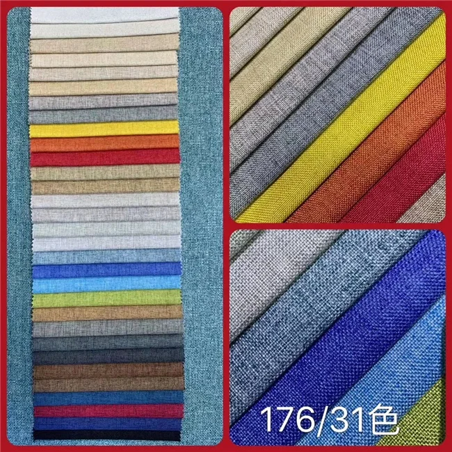 Hot sale Manufacturer Cheap linen upholstery Sofa Fabric for pillow sofa hometextile