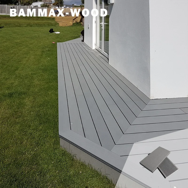 Outdoor Plastic Wood Flooring Waterproof Terrace Garden Decking Artificial  Wood Plastic Composite Decking