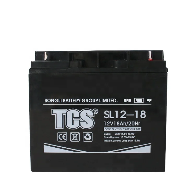 TCS Best Quality deep cycle battery 12v 18ah volta batteries for ups SLD12-18 vrla battery
