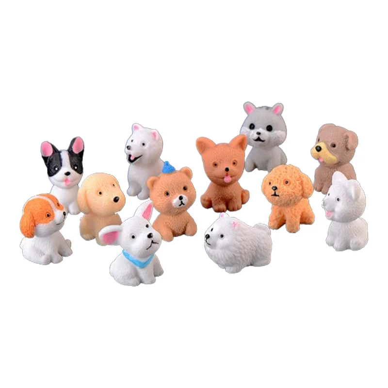 Yiwu insheen craft прекрасный 3d искусственный Щенок Собака Шарм из смолы для брелка