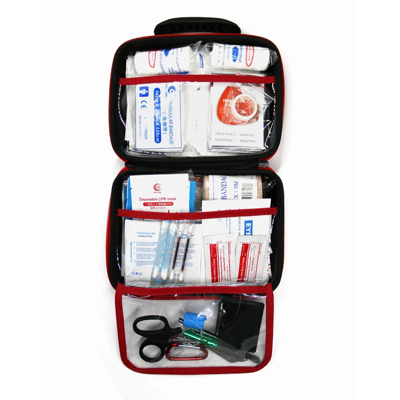 Certificate Small Travel Hard Cover Shell Carrying Tool EVA Medical First Aid Kit Case With Lining Velvet