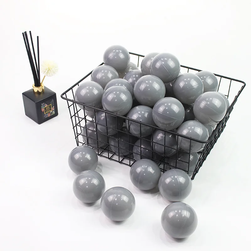 Non Deformed Soft Baby Mix Color Ocean Ball Plastic Non PVC Home Playground Tent Pit Ball Ocean Baby Fun Toys Ocean Ball