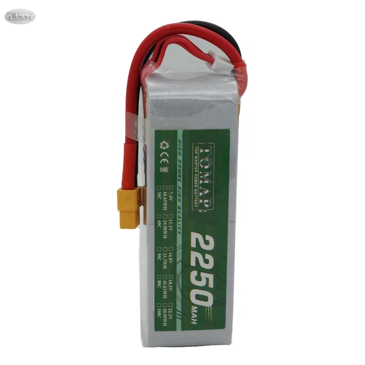 Customized drone batteries 25c 50c lipo 3 cell baterias de litio 11.1v 2200mah rc battery pack for model helicopter