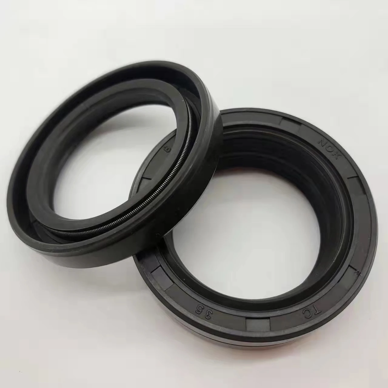factory made TC 430*480*25 mm high temperature FKM Brown Thread double lip Rotary oil seal