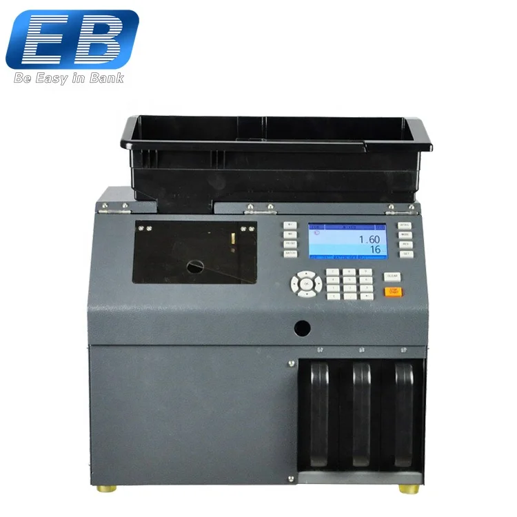 CS-300-3 High Speed 800pieces/min Coin Sorter Separator multi-currency Auto Coin Coin Sorting Machine High speed and precision
