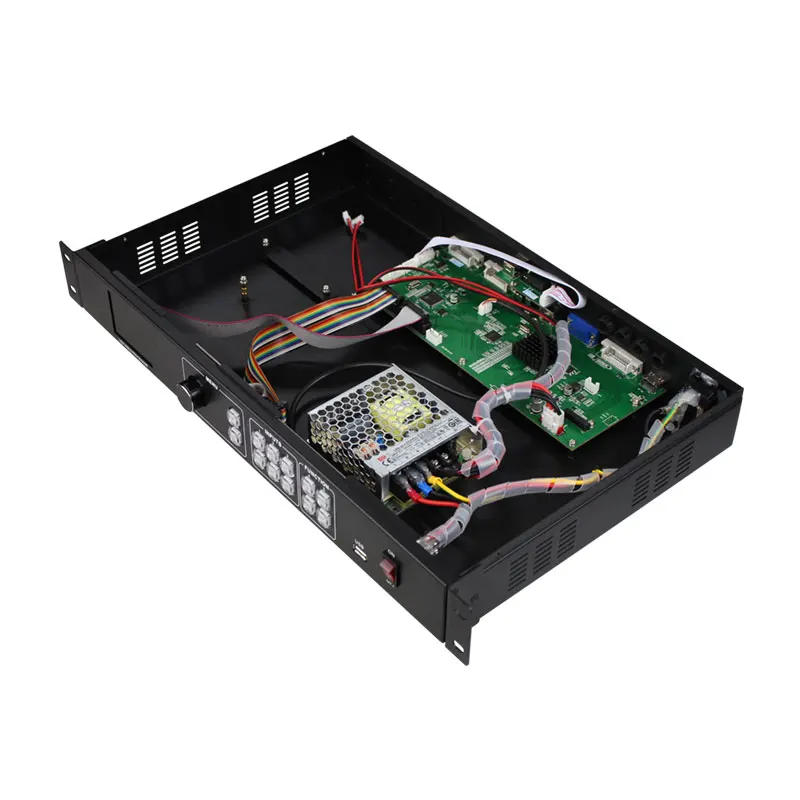 LED Video Wall Processor Support Seamless Switching Of Any Channel Audio Sync Output Model AMS MVP300