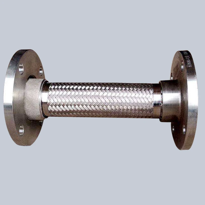 Stainless Steel Wire Braided Flexible Expansion Joint Flanged Corrugated Metal Hose