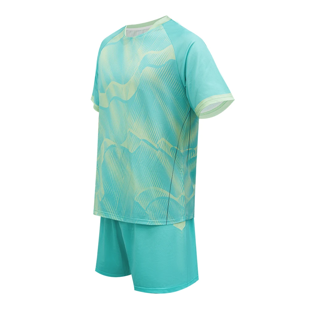 Custom Team Soccer Kits Breathable Football Jersey and Shorts Set Personalized Sports Uniforms