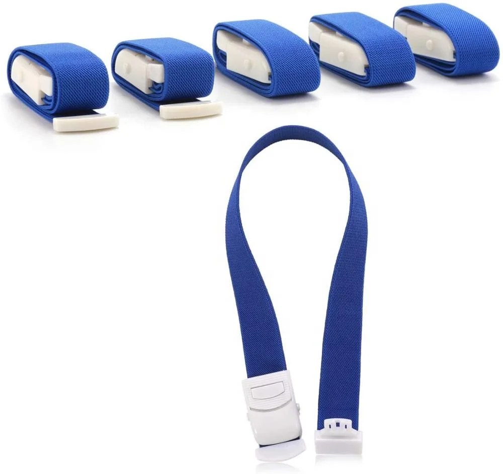 Plastic Buckle Elastic Medical Tourniquets in customized logo or color