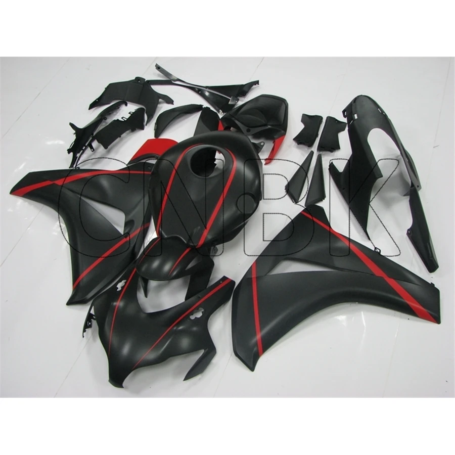 Обтекатели для CBR 1000RR 2011 Honda Cbr1000 RR 08 09 черный красный корпус 1000 2008-2011 из