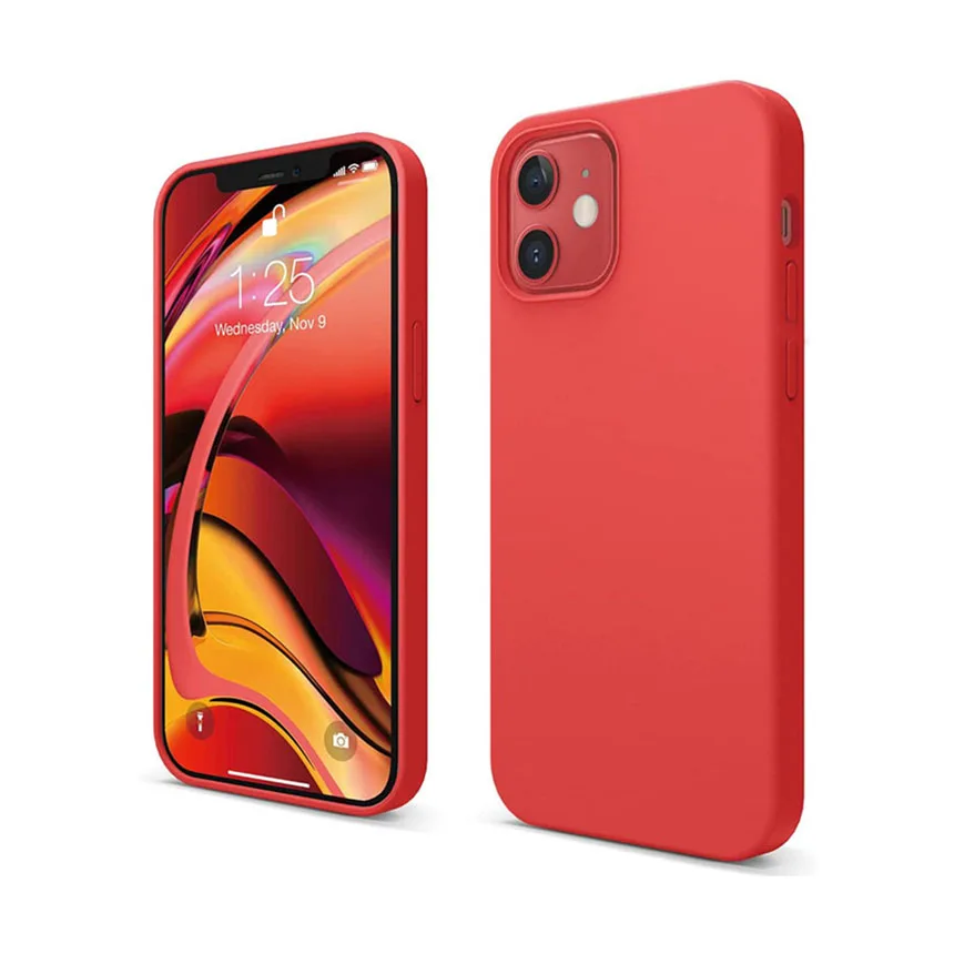 Factory supply liquid silicone phone cover sublimation phone case for iPhone