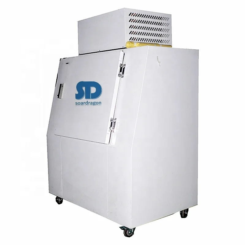 Soardragon 30CuFt bagged ice freezer box gas station ice storage merchandiser freezer with foam door
