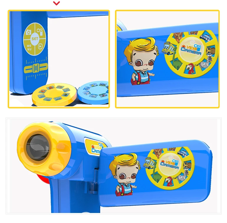 Educational play children slid video projector toy for kids