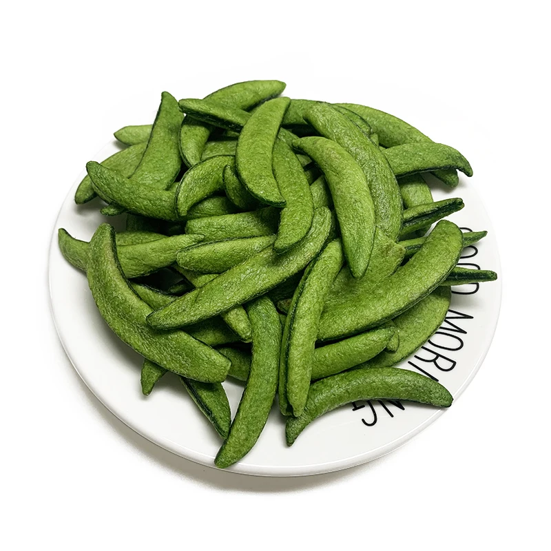 In HOT sale Competitive quotation good quality TTN Vacuum Fried Sweet Pea chips with 100% NATURAL