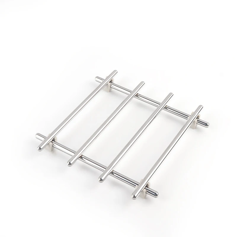 high quality Kitchen appliance Silver Color Stainless  Metal Pot Stand Heat Resistant Stainless Steel Trivet household