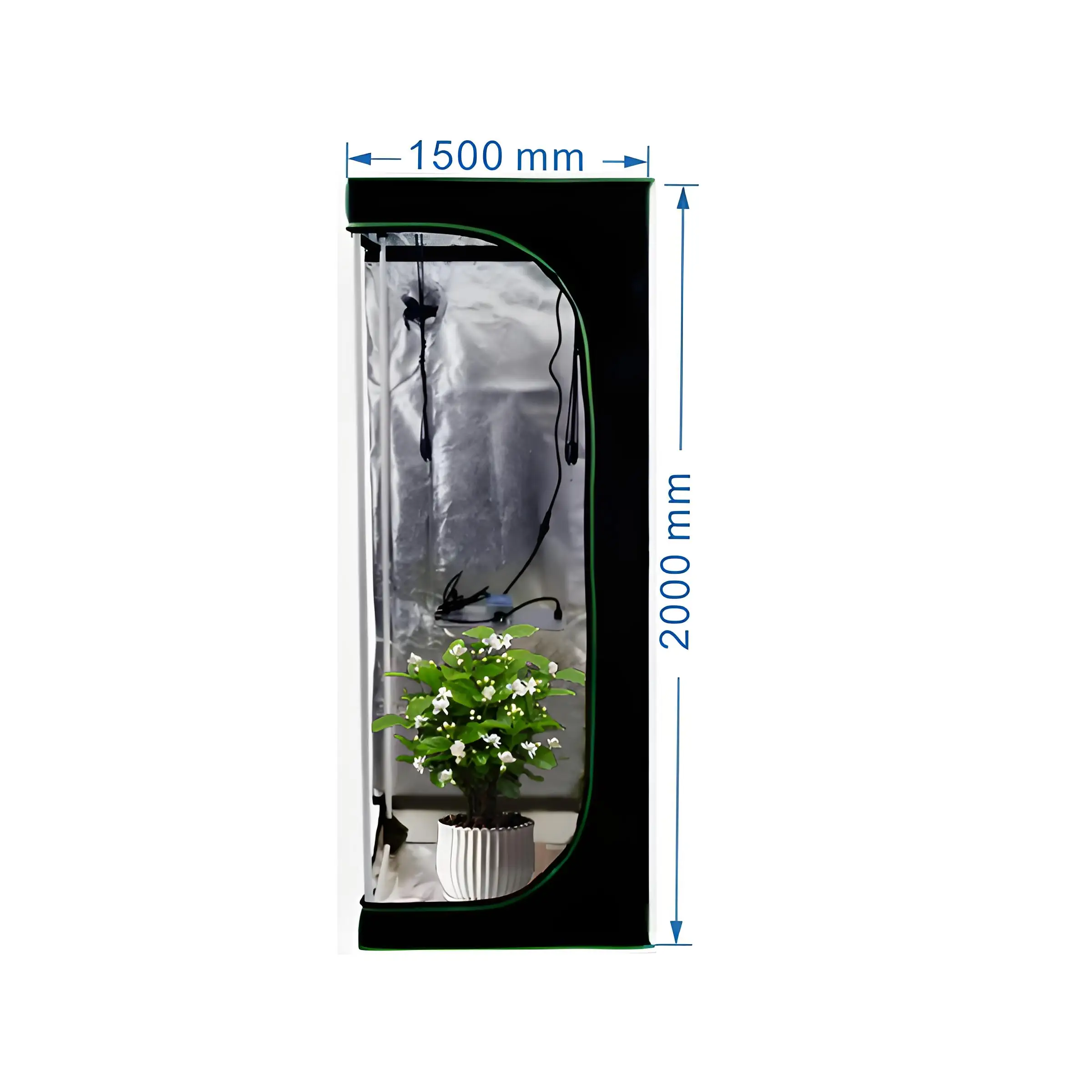 factory outlet 100x100x200 Hydroponic Large Durable Garden Plant Growth Greenhouse Indoor Growing Tents Complete Kit