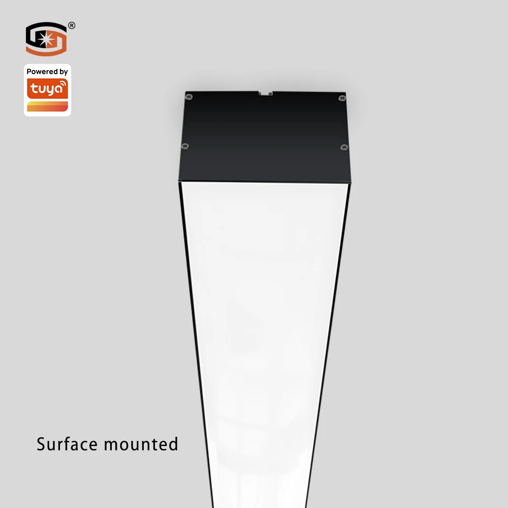 Система прямого освещения для светодиодных линейных панелей линейный подвесной алюминиевый профиль освещение магазина и