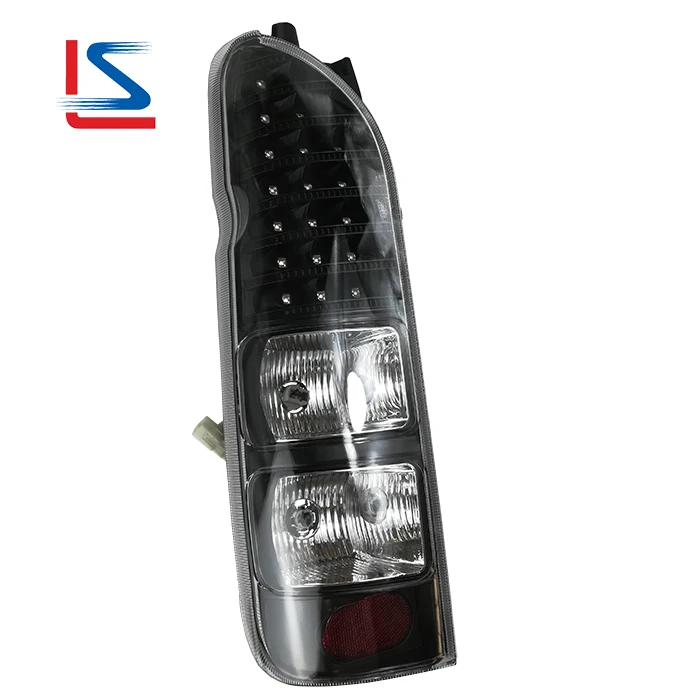 Автомобильный светодиодный черный задний фонарь для TOYOTA Hiace Quantum 2004-2013 R 81550-26200 L 81560-26200, задний фонарь Pitbull, задний фонарь