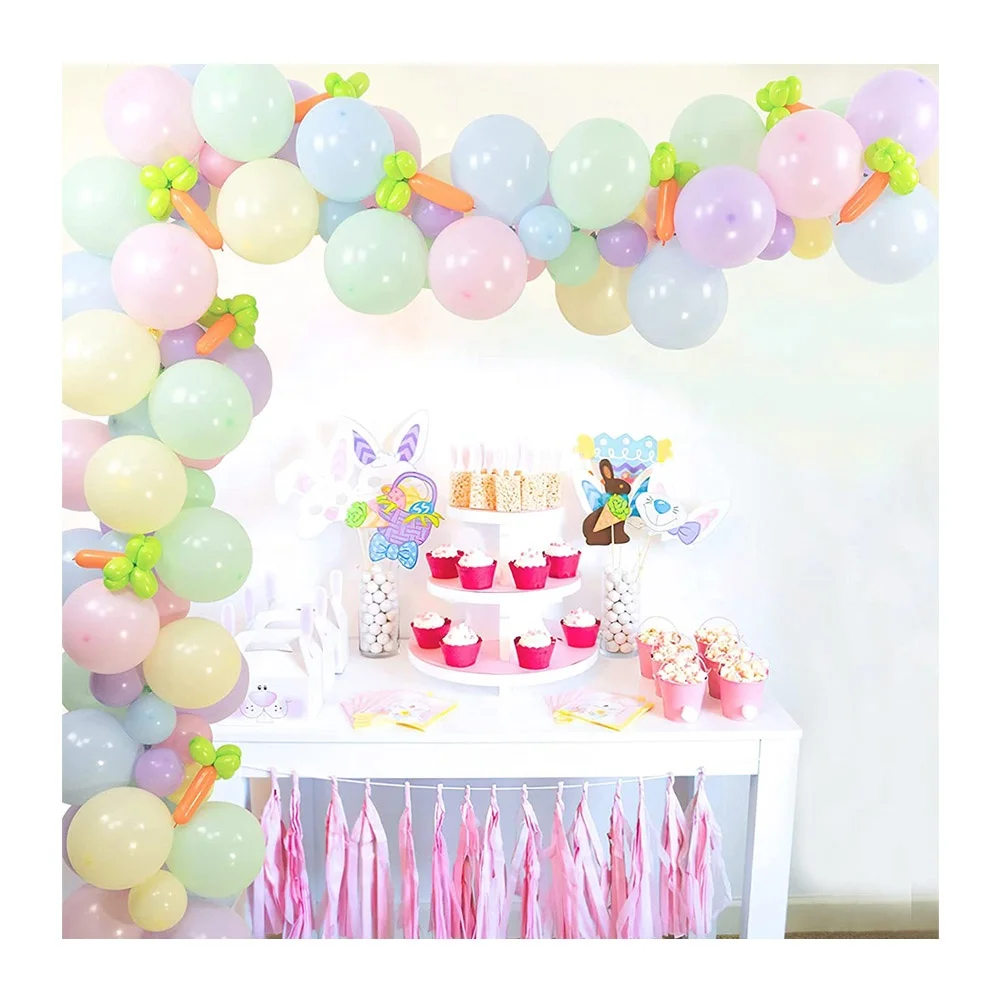 Wholesale 2024 New Arrival Product Home Outdoor Easter Party Supplies Decor Balloon Gift Set Happy Easter Decoration for Easter