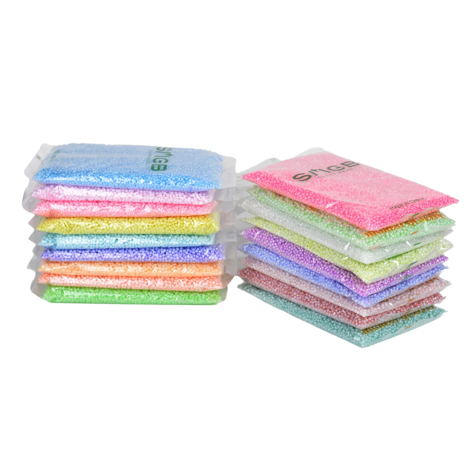 Factory New Wholesale Big Package 450g/bag Macaron Cream Series 3*6mm Peanut Beads Glass for Diy Jewelry Making