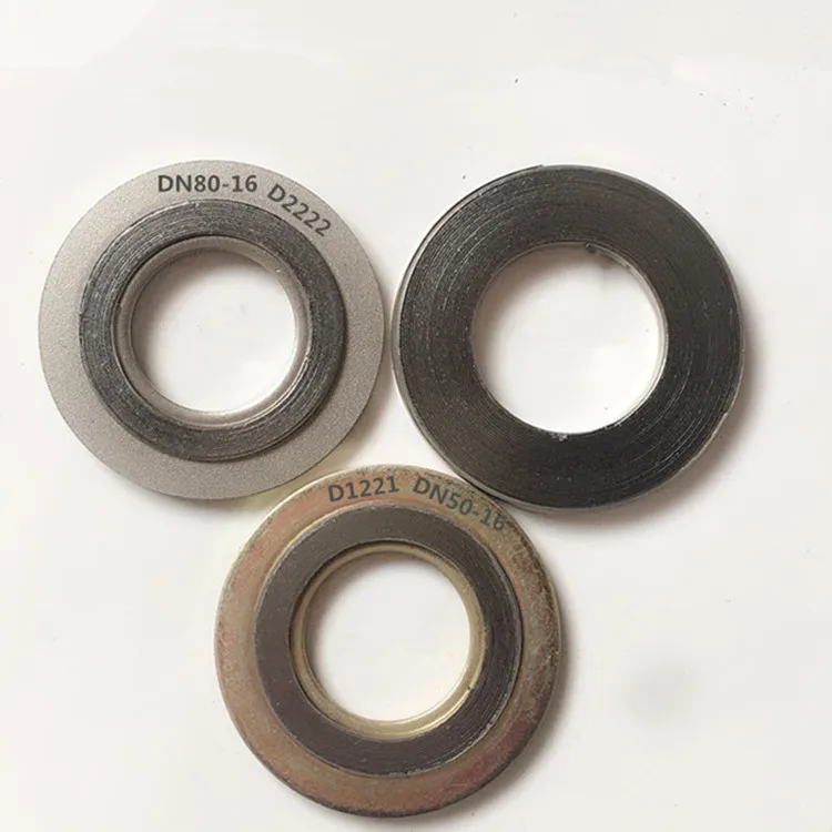 Basic type with inner and outer rings 304 316 spiral wound gasket stainless