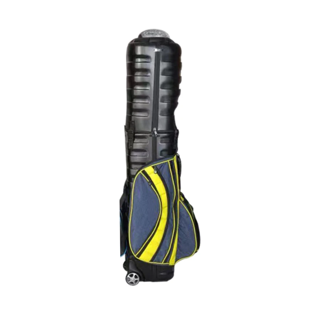 Customized logo EVA hard case air tour golf travel bag with wheels