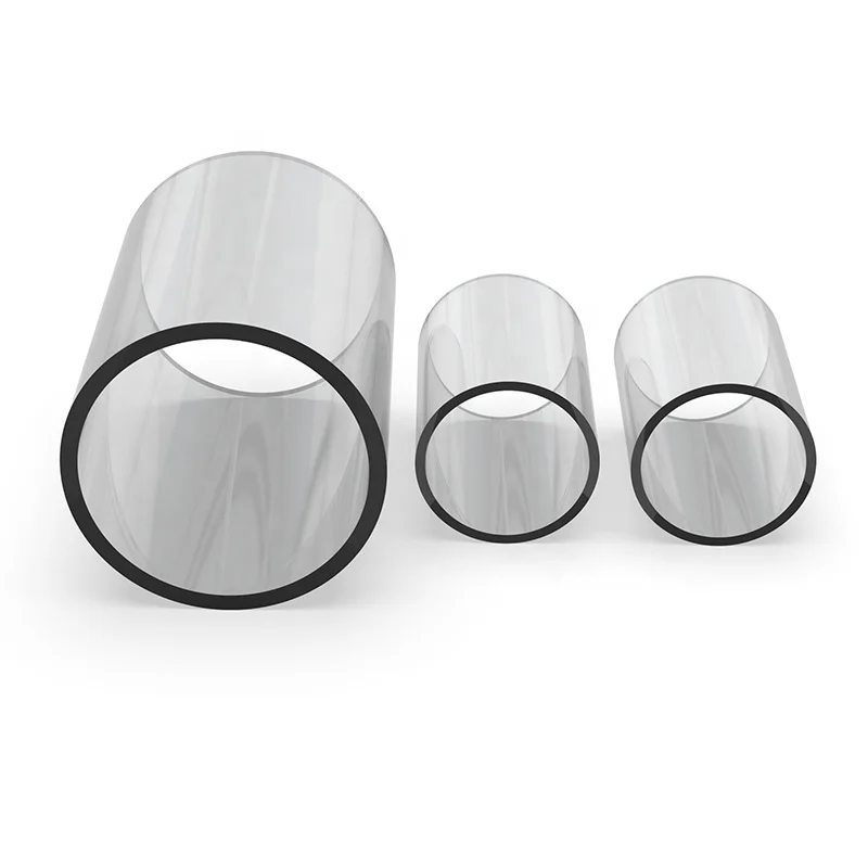 Polycarbonate Pipe Acrylic Tube PMMA Clear Plastic Extruded Round Transparent Acrylic Pipe In Various Size