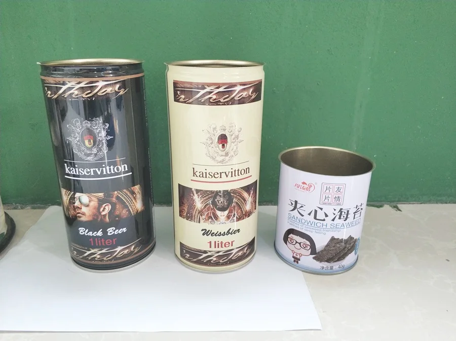 Chinese Tinplate cans supply beer alcohol drink cans high capacity 1L beer cans empty bottles