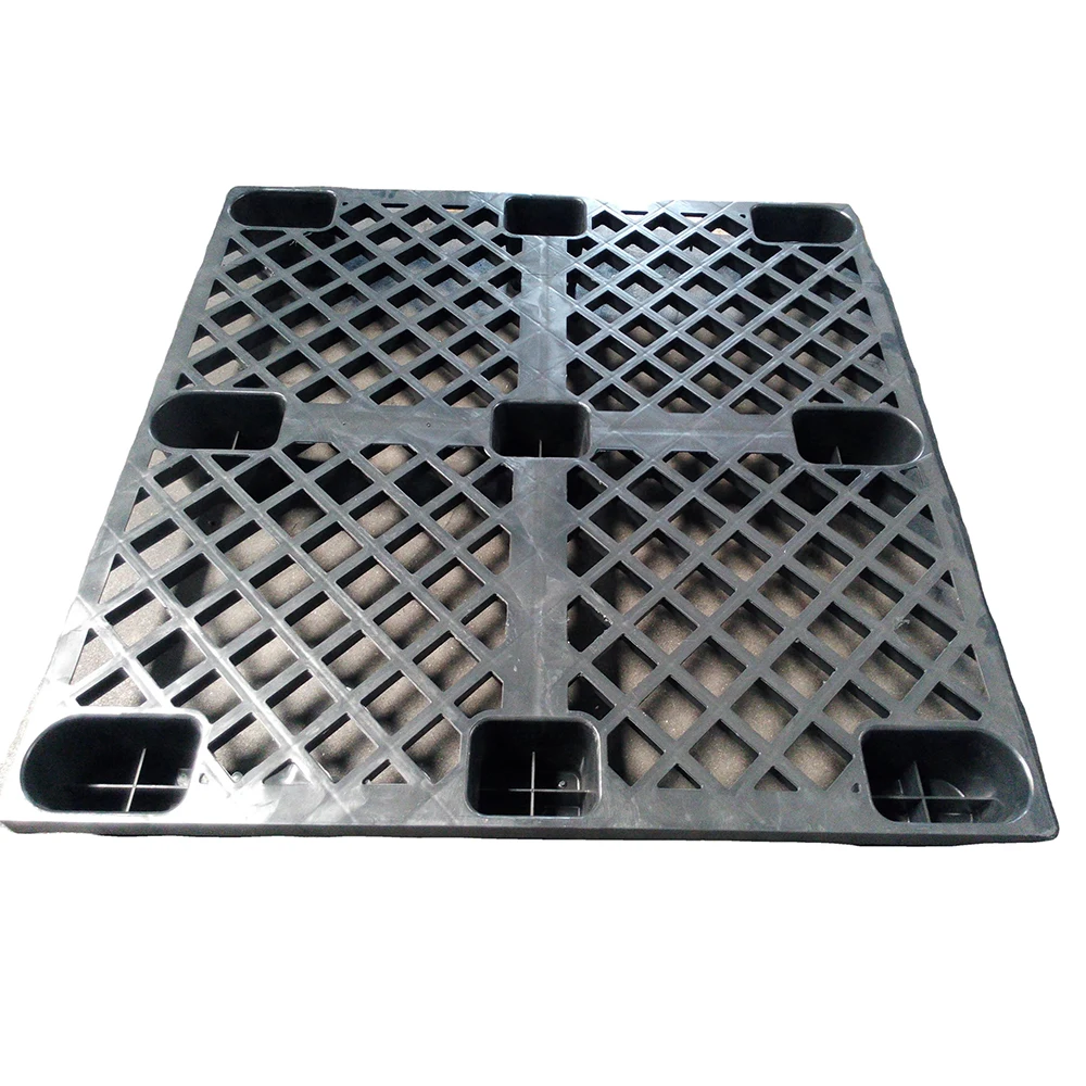1200x1000 mm Cheap Price Plastic Pallet for One Time Export Use Black Color