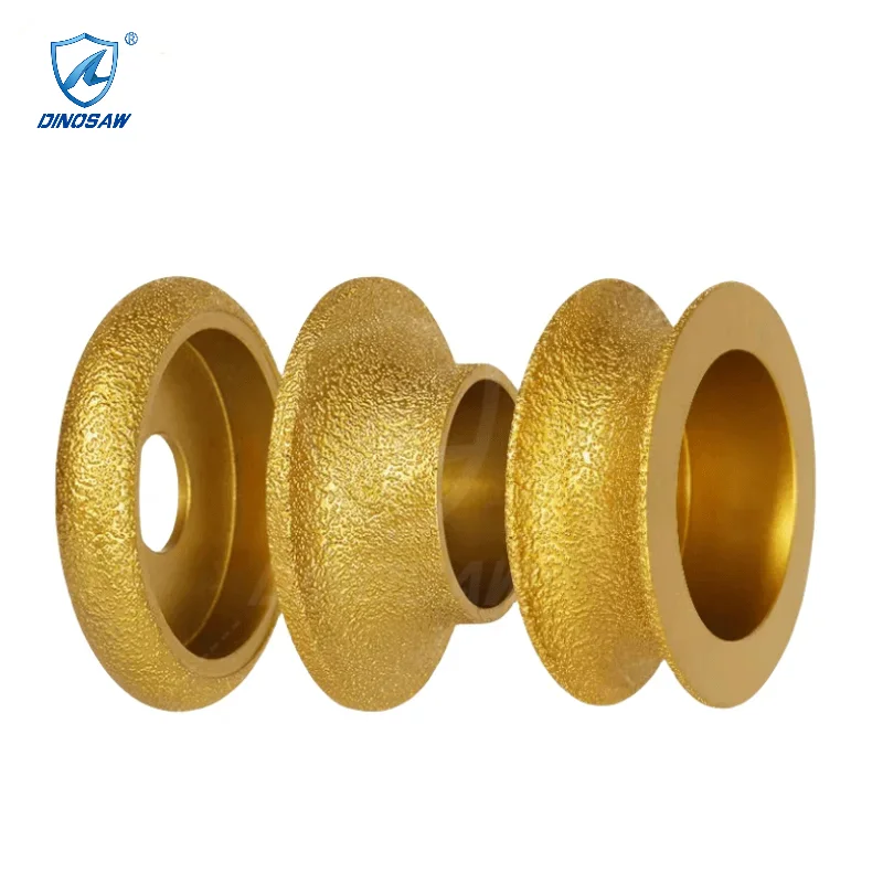 Marble granite glass hand grinding diamond abrasive contour wheel single crystal diamond ceramic diamond grinding wheel