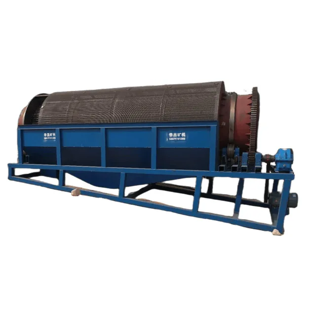 Trommel Screen 100 tph for Recycling Sawdust Trommel Screen for Sale