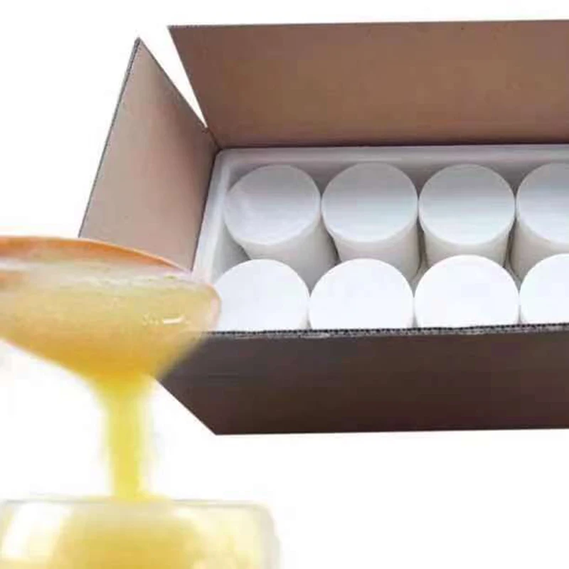 Super Pure Fresh Natural Frozen Bees Queen Milk Health Supplement Royal Jelly Honey