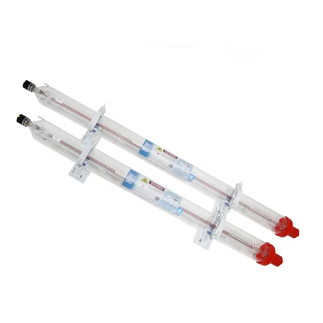 Yongli 80 watt co2 laser tube length 1250mm diameter 80mm working time 11000 hours 18 months warranty
