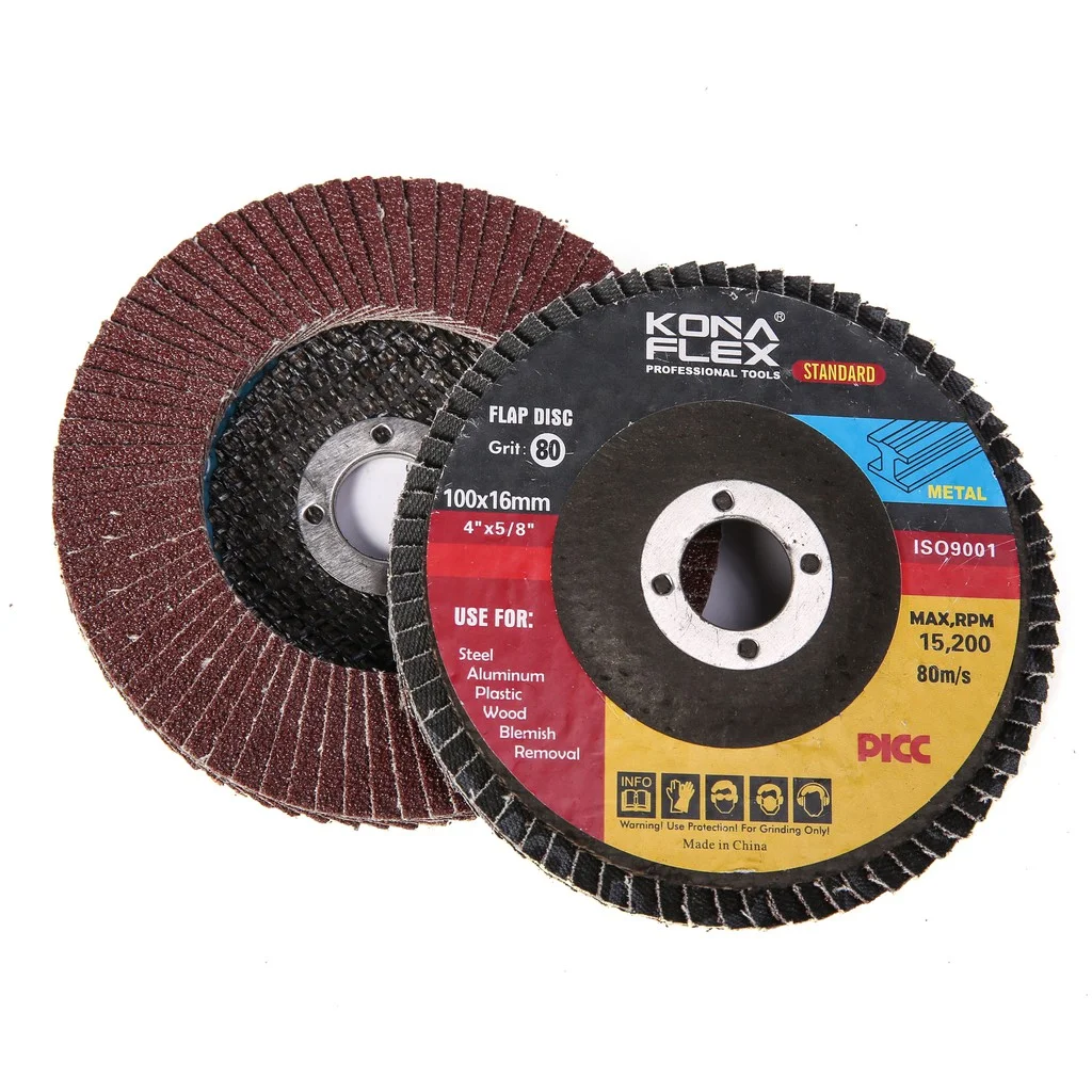 Manufacturer Aluminum Oxide Flower Shaped fiberglass backing 40 60 80 120 Grit Abrasive 4 inch Flap Disc 100mm for Angle Grinder