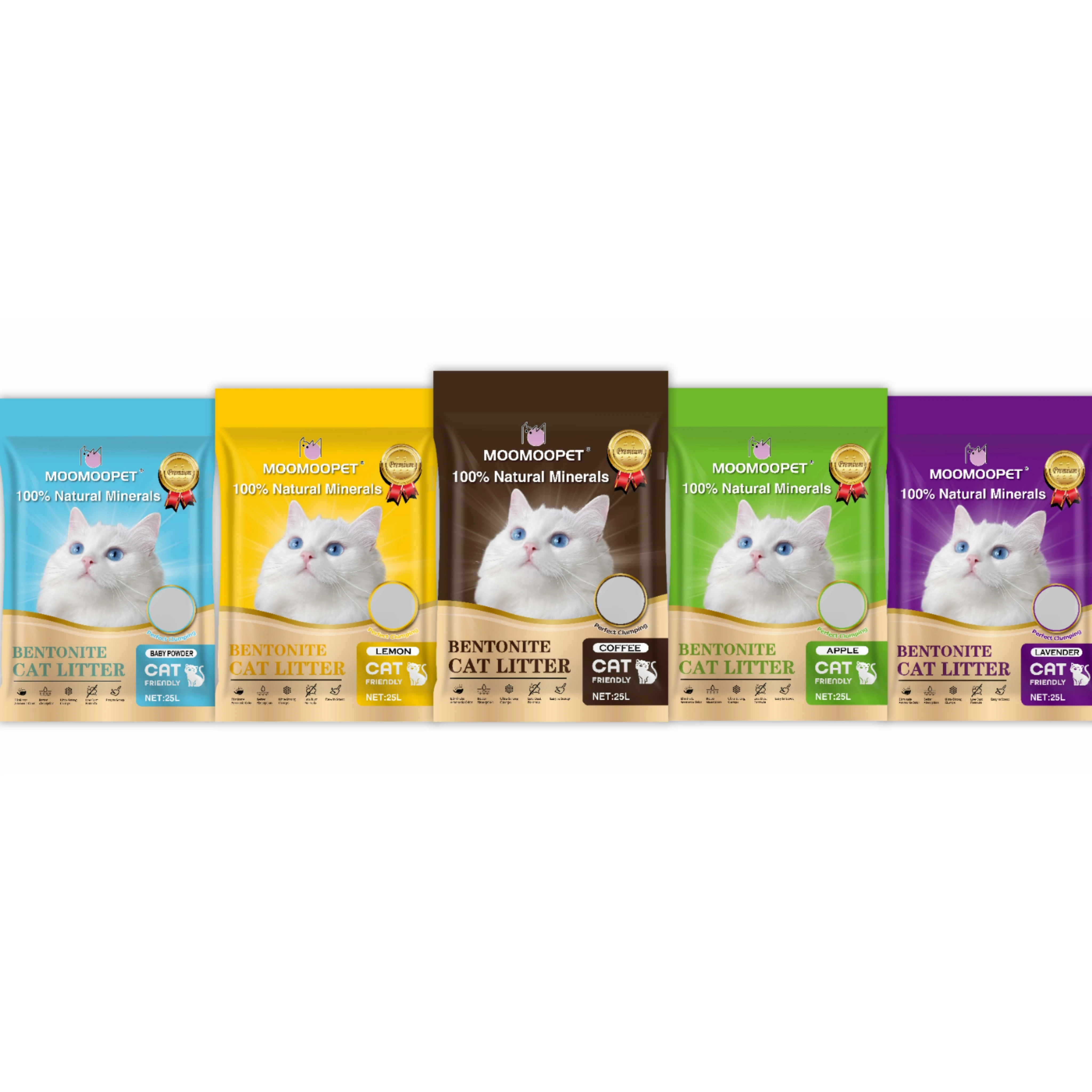 Best Professional Wholesale Clumping Strong Agglomeration Cat Bentonite Litter Cat Sand